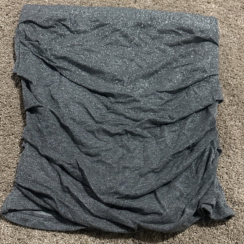 Elegant Gray Sleeveless Top